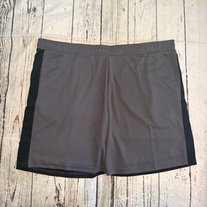 All in Motion Charcoal and Black Men's Athletic Shorts